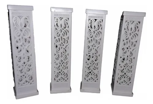 comprar Lote De 4 Columnas Labradas Wilton 13cm X 3cm