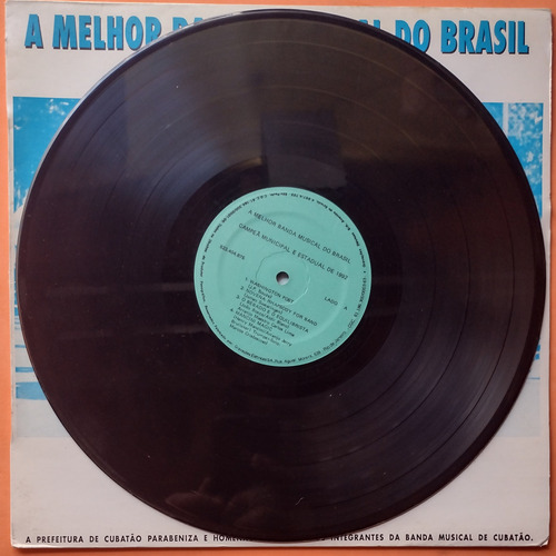 Lp Banda Musical De Cubatão Campeã Nacional De 1992 Vinil (Usado)