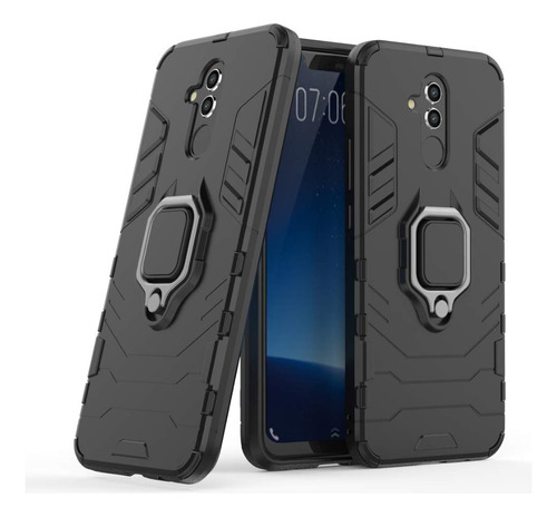 Compatible Con Huawei Mate 20 Lite Funda, Anillo Metálico