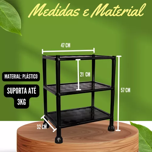 Organizador Lavanderia Vertical Empilhavel 5 Andares Modular