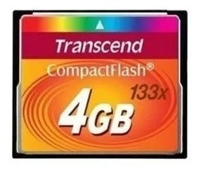 10 X Cartão Memória Compact Flash 4gb Transcend