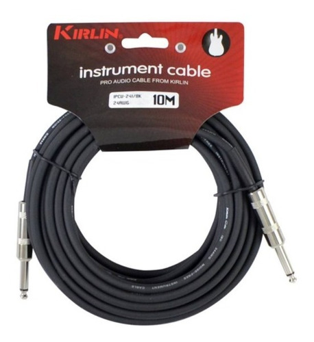 Imagen 1 de 2 de Cable Kirlin Para Instrumentos  De 10m (plug - Plug 6.3mm)