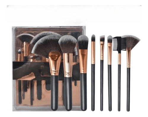 Oferta~set Brocha 8pzs De Maquillaje En Polvo Cosmético Somb