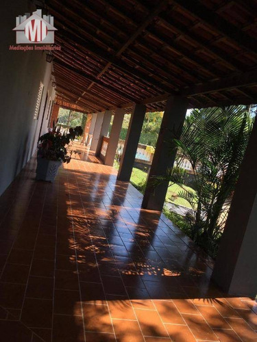 Linda Chácara Com 4 Dormitórios, Pomar, Piscina, Internet Fibra Óptica, À Venda, 3300 M² Por R$ 800.000 - Zona Rural - Pinhalzinho/sp - Ch0912