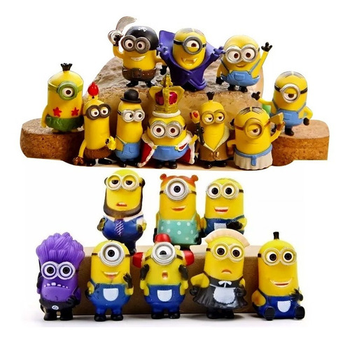 Miniatura Minions 18 Peças