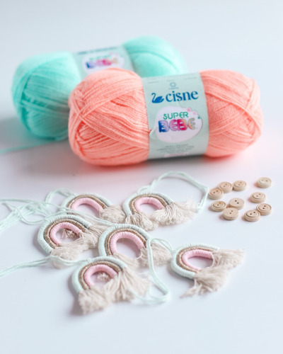 Lana Cisne Super Bebe Por Ovillo - 100gr Color Salmon 02052