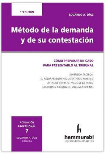 Método De La Demanda Y Su Contestación - Díaz