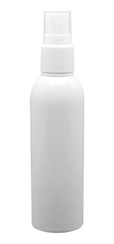 25 Frascos Plástico Pet 100 Ml Branco Com Válvula Spray.