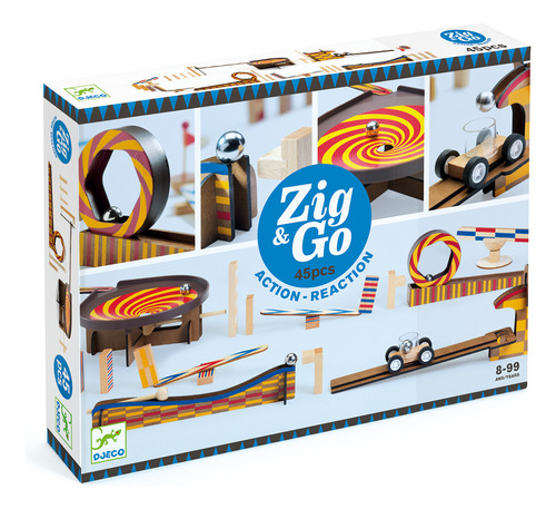 Zig & Go 48 Piezas - Juego De Mesa - Djeco - Dj05644