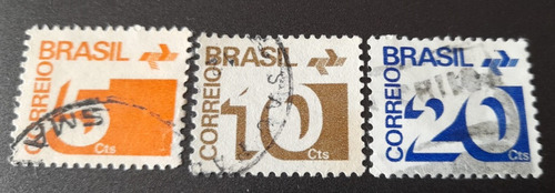 Sello Postal - Brasil - Valores ( 3 ) 1972