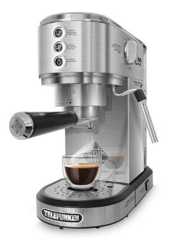 Telefunken Roma Pro Cafetera Expresso Italian Style 21 Bares