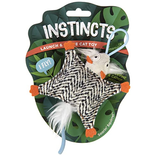 Smartykat Instincts Happynip Soarin' Squirrel Crinkle Launch