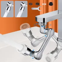Comprar Extensor De Grifo Giratorio 1080°, Aireador De Grifo De Fregadero Giratorio, Grifo Con Filtro De Salpicaduras Universal Con 2 Modos De Salida De Agua Para Lavabo, Cocina Y Baño (plata-1080)