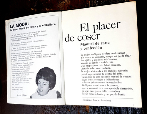 Burda El Placer De Coser Manual Corte Confección 132 Pag. (Usado)