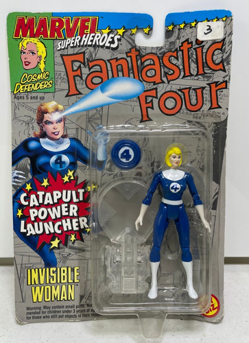 Invisible Woman 1994 Toy Biz Marvel Super Heroes Fantastic 3