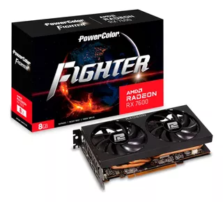 Tarjeta De Video Power Color Fighter Radeon Rx7600 8gb Gddr6