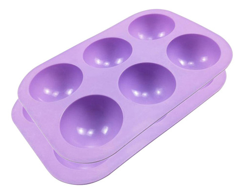F 6 Agujeros De Media Esfera De Silicona Para Hornear Moldes