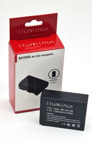 Iluminus Np-w126s Batería Para Cámaras Fujifilm