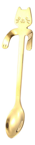 3 Cuchara De Acero Inoxidable, Cuchara Para Té Y Dorado