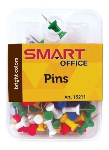 Pins Smart Office Art. 15211 Bright Colors