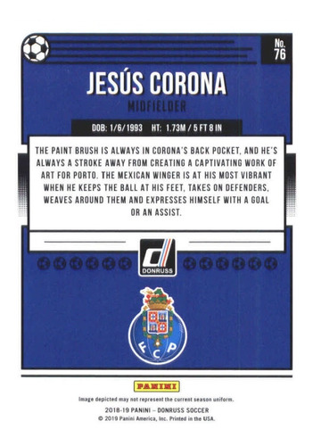 Hector Herrera, Tecatito Fc Porto Panini 2018-19 Tarjetas