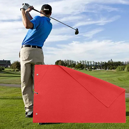 Toalla De Golf Toalla Para Palos De Golf Con Rojo