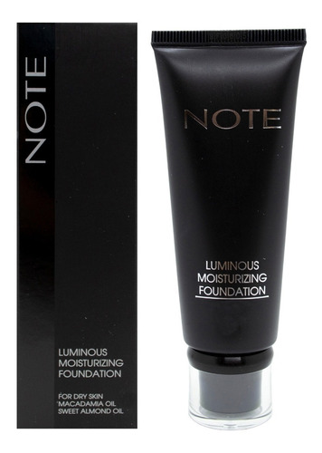 Note Luminous Moisturizing Foundation Base Maquillaje Vegana