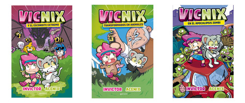 Vicnix 3 Al 5 - Acenix E Invictor - Montena - 3 Libros 