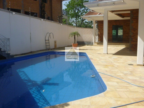 Imagem 9 de 15 de Casa Assobradada 4 Dormitórios 4 Suites 10 Vagas No Jardim Guedala - Py1705