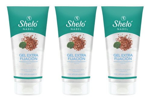 3 Pack Gel Extra Fijación Shelo