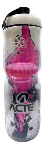 Squeeze Térmico 700 Ml Flexível Rosa Acte C29