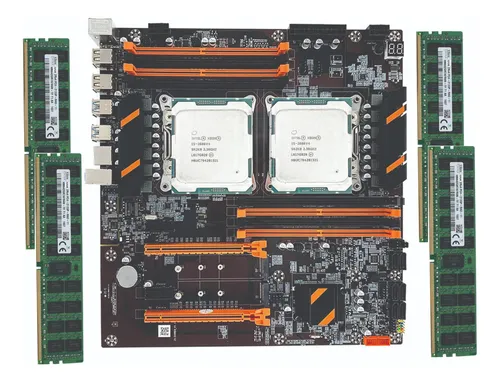 comprar Kit 2 Proc Xeon E5 2686 V4 + Placa Dual Cpu + 256gb Ddr4