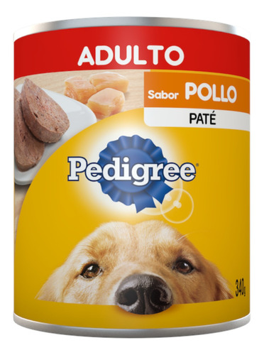 Alimento Perro Lata Pedigree Adulto Pollo 340gr.