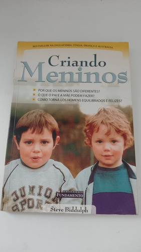 Livro Criando Meninos Steve Biddulph 057 (Usado)