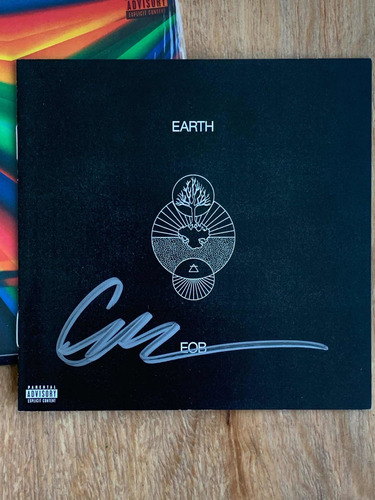 Cd Earth Autografiado Por Ed Obrien Radiohead (Usado)