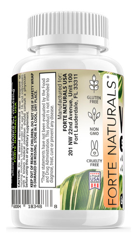 Forte Naturals Vitamina D3 5000 Iu 60 Cápsulas Blandas
