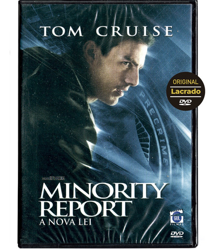 Dvd Minority Report A Nova Lei Tom Cruise - Original Lacrado