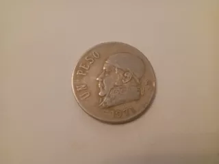 Moneda De $ 1 Peso De 1971