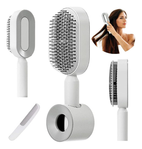 Juego De Cepillos Para El Cabello Marca Baj - Incluye Peine 