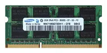 Comprar Memoria Ddr3 Samsung 2gb 2rx8 Pc3-8500s 1066mhz Para Laptop 
