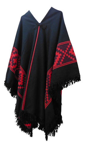 Poncho Gaucho Tradicional Folclore Negro