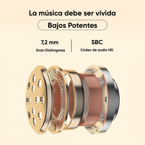 Audífonos In-ear Bluetooth Inalámbrico Qcy T13 Enc Con Manos Negro