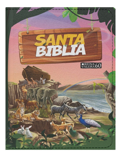 Biblia Rvr 1960 - Tamaño Bolsillo - Niños: Con Cierre, Letra 8.5 Puntos, De Mosgo. Editorial Portavoz, Tapa Blanda En Español, 2024