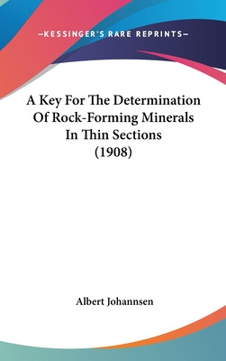 Libro A Key For The Determination Of Rock-forming Mineral...