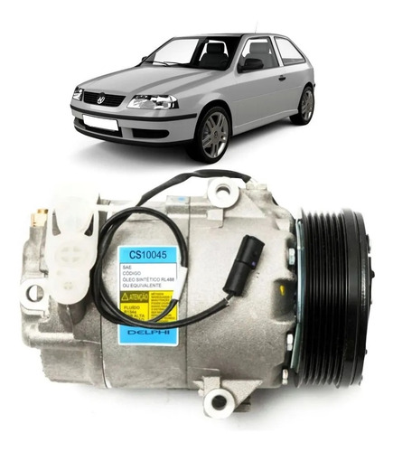 Compressor Vw Gol G3 G4 Parati Saveiro 1.6 Original Delphi