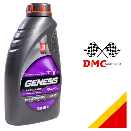 Caja De Lukoil Genesis Advanced 20w-50- 12 X Botella De 1l