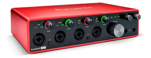 DTM・DAW Focusrite Scarlett 18i8 3rd Gen Interface De Audio Focusrite Scarlett 18i8 3rd Gen | MercadoLivre