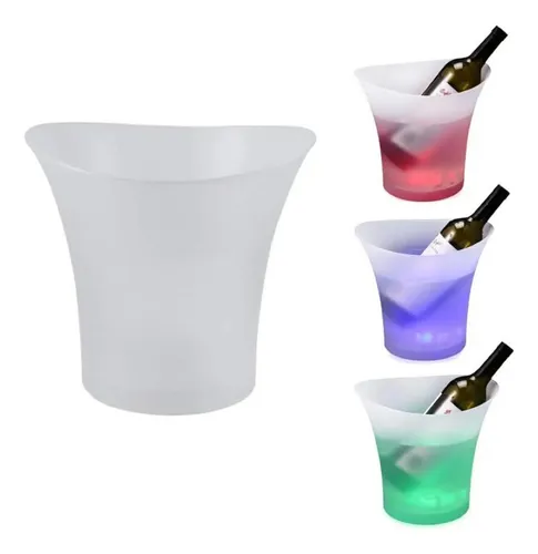 comprar Hielera Con Luz Led Enfriador Botellas Cerveza Fiesta