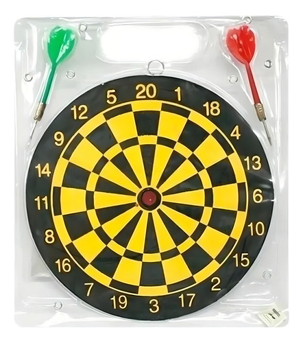 Juego Dardos Tiro Al Blanco Reversible 2 Dardos 22cm Ø Lelab