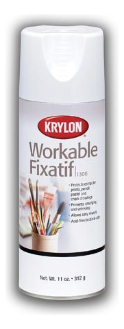 Krylon Fixative Aerosol Spray Proporiona Una Proteccion Para